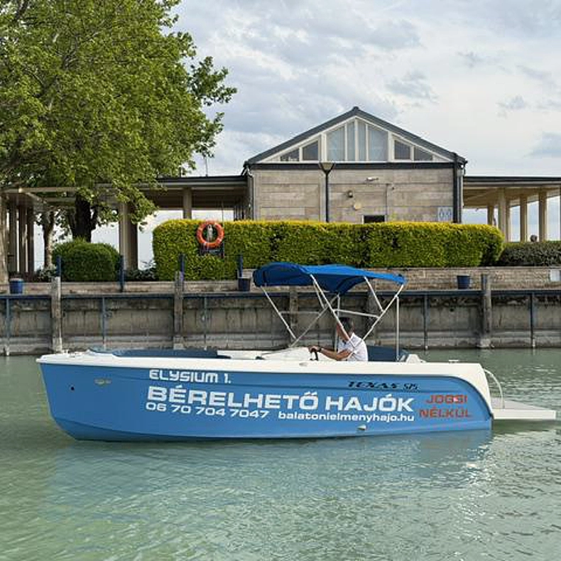 Elektromos hajóbérlés Balaton,